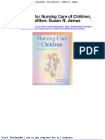 Full Download Test Bank For Nursing Care of Children 3rd Edition Susan R James PDF Full Chapter