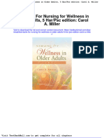 Full Download Test Bank For Nursing For Wellness in Older Adults 5 Har PSC Edition Carol A Miller PDF Full Chapter