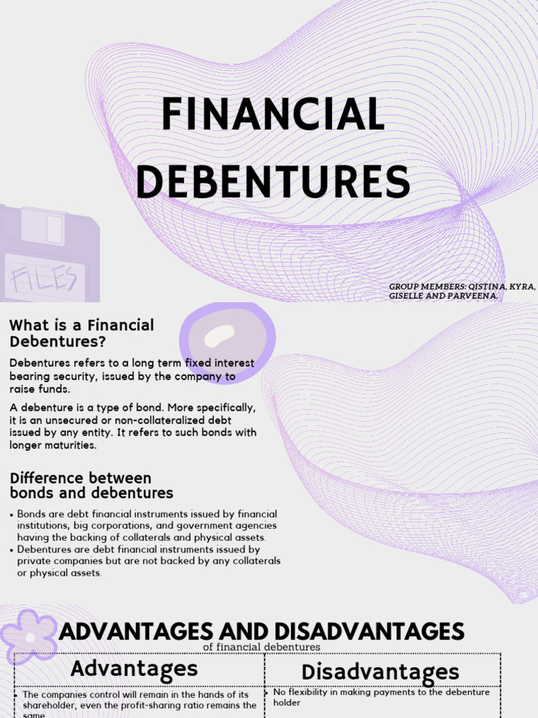 Financial Debentures Pdf Debenture Bonds Finance