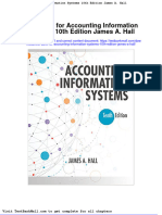 Full Download Test Bank For Accounting Information Systems 10th Edition James A Hall PDF Full Chapter
