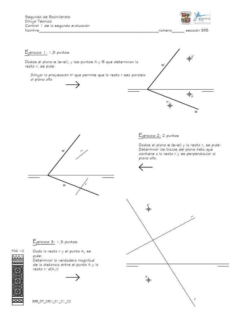 Sºb 2 Ev C1 21 22 B Enu | PDF | Geometría euclidiana | Formas geométricas