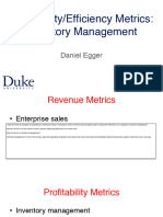 Profitability Efficiency-Metrics Inventory-Management