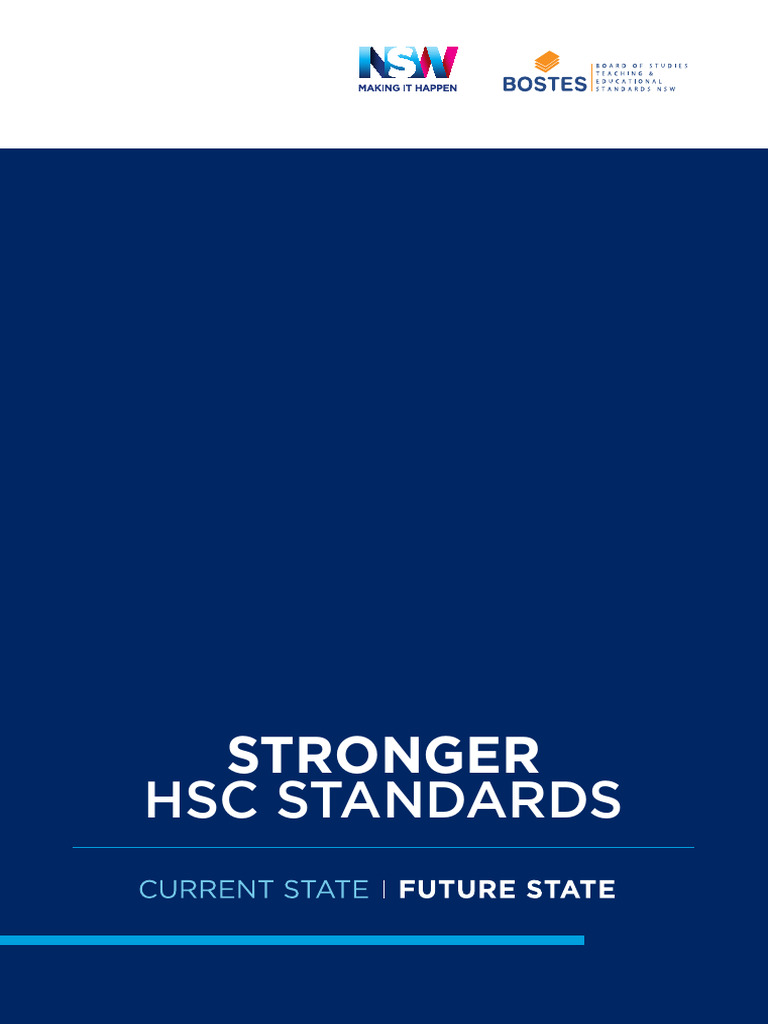 Stronger HSC STD Current State Future State | PDF | Curriculum ...