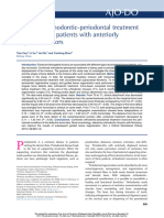 Combined Orthodontic-Periodontal Treatment in Periodontal Patients With Anteriorly Displaced Incisors