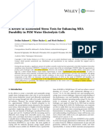 A Review of Accelerated Stress Tests for Enhancing MEA