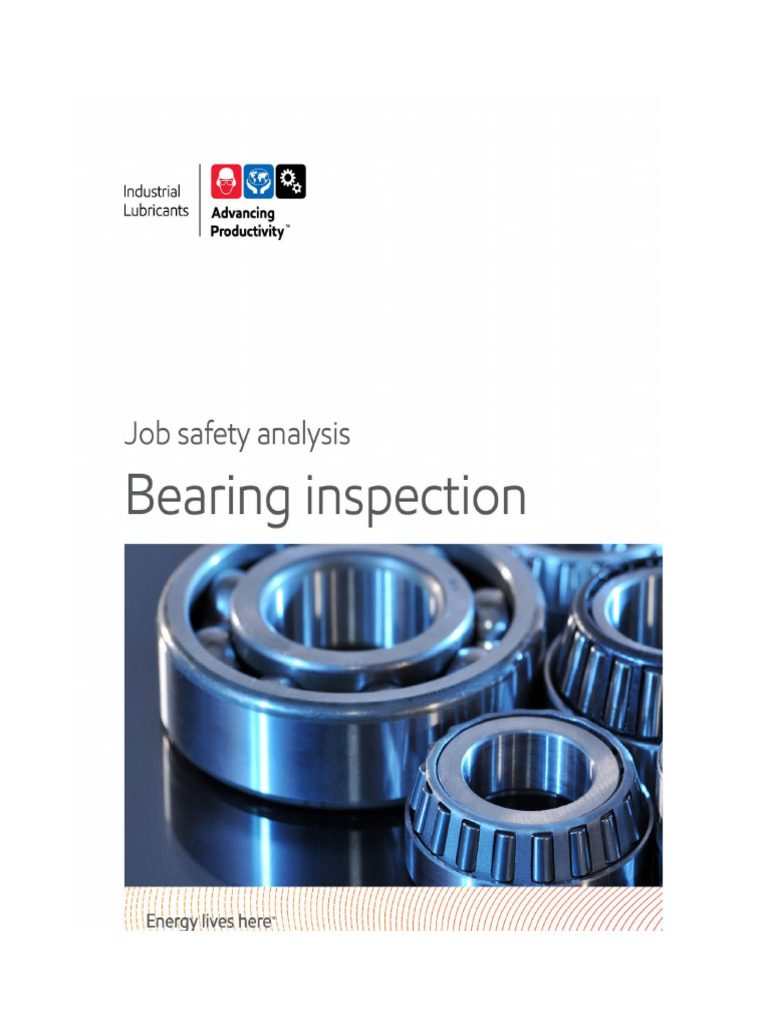 Safety Guide for Bearing Inspections | PDF | Personal Protective ...