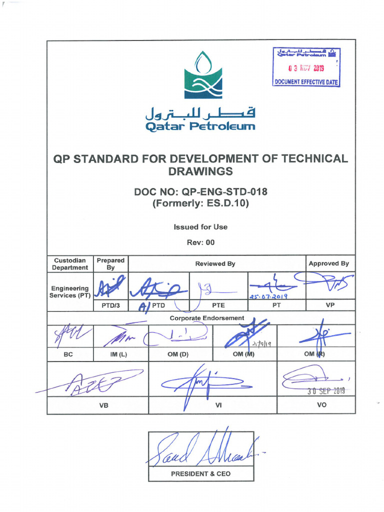 QP Engineering Drawing Standards | PDF | Technical Drawing