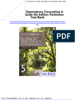 Full Download Chemical Dependency Counseling A Practical Guide 5th Edition Perkinson Test Bank PDF Full Chapter