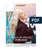 Tabela de Preços APM PVPR 2022