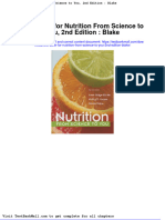 Full Download Test Bank For Nutrition From Science To You 2nd Edition Blake PDF Full Chapter