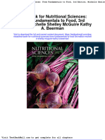 Full Download Test Bank For Nutritional Sciences From Fundamentals To Food 3rd Edition Michelle Shelley Mcguire Kathy A Beerman PDF Full Chapter