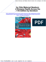 Full Download Test Bank For Olds Maternal Newborn Nursing and Womens Health Across The Lifespan 11th Edition by Davidson PDF Full Chapter