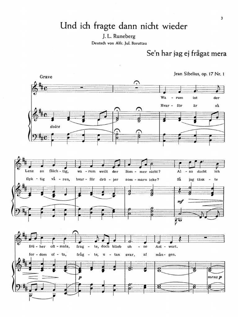 7 Songs, Op.17 Сибелиус PDF