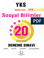 Palme TYT Sosyal 20li Deneme-1