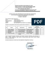 Daftar Guru Yang Memperoleh Dana Bantuan Transfort