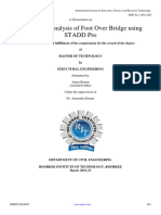 Design and Analysis of Foot Over Bridge Using STADD Pro