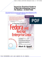 Full Download Solution Manual For Practical Guide To Fedora and Red Hat Enterprise Linux A 7 e 7th Edition 0133477436 PDF Full Chapter