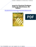 Full download Solution Manual for Practical Problems in Mathematics for Electricians 9th Edition pdf full chapter