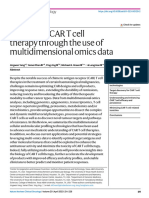Advancing CAR T Cell Therapy Through The Use of Multidimensional Omics Data