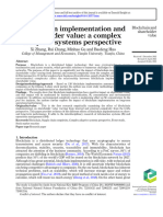 Blockchain Implementation and Shareholder Value - a Complex Adaptive Systems Perspective (科研通-Ablesci.com)