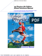 Full Download College Physics 4th Edition Giambattista Solutions Manual PDF Full Chapter