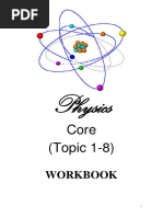 Physics Core Workbook