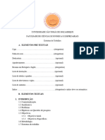 Estrutura de Trabalhos