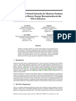 Convolutional Neural Networks For Electron Neutrino