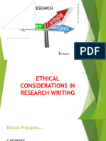 3 Ethical Considerations in Research Writing