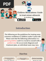 Children Medications - Guide To Treat Minor Ailments