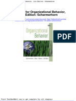 Full Download Test Bank For Organizational Behavior 11th Edition Schermerhorn PDF Full Chapter
