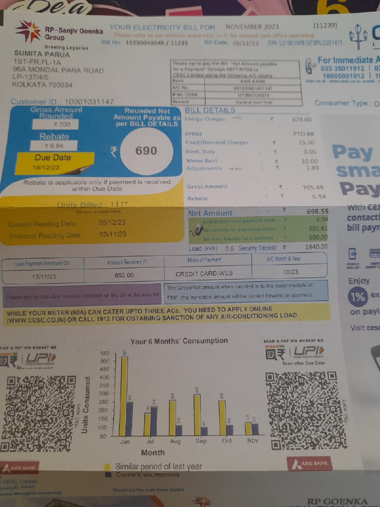 Current Bill | PDF
