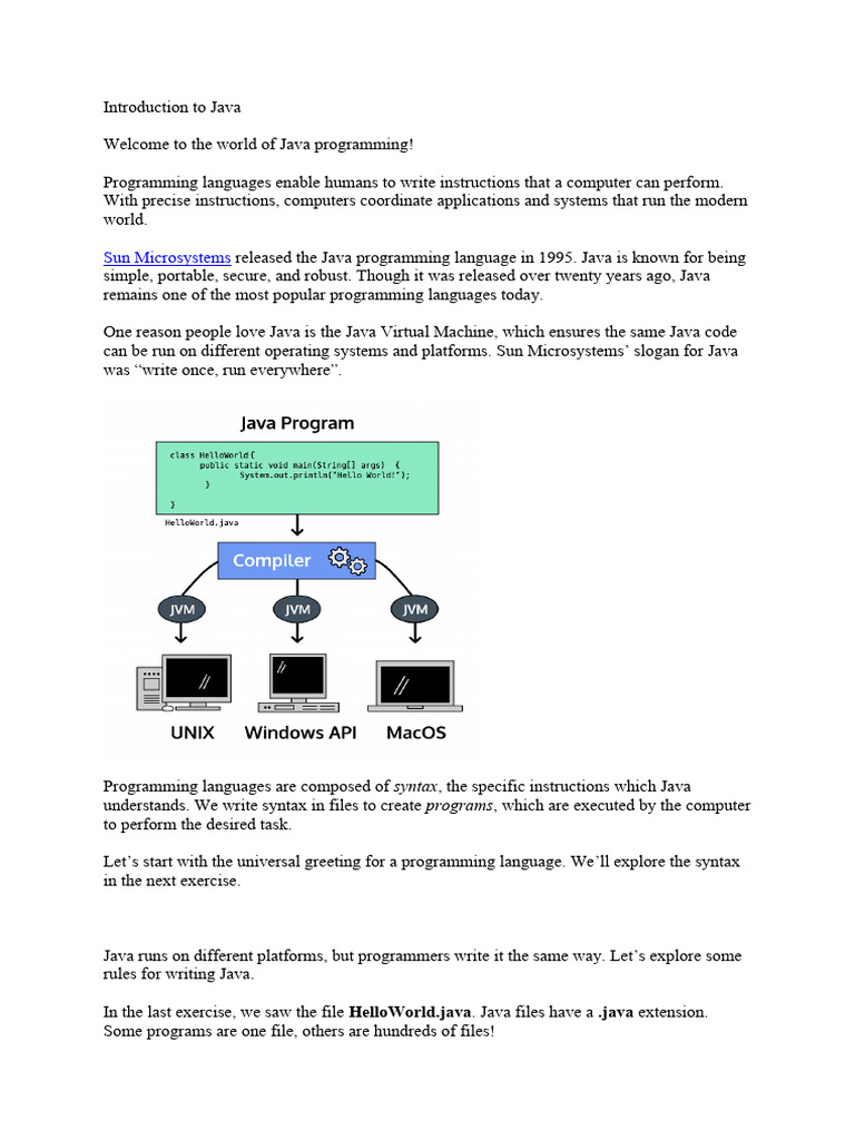 Introduction to java pdf data type integer computer science 