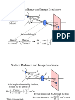 Surface Radiance Vs Image Irradiance