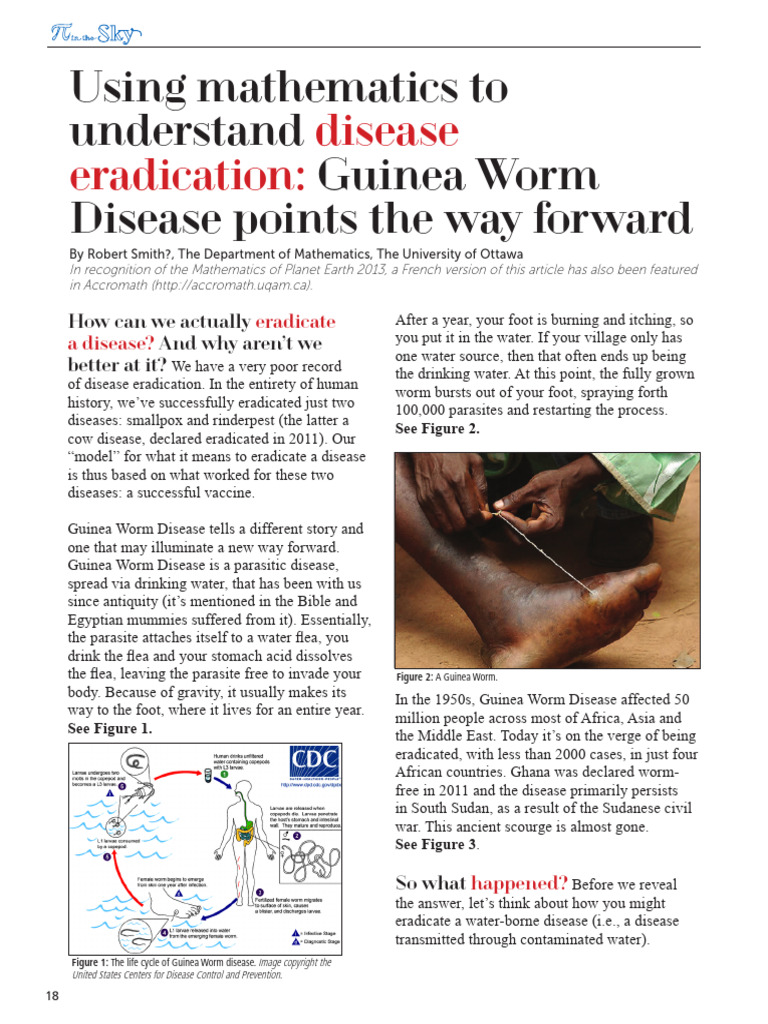 Mathematics Disease Eradication Smith | PDF | Infection | Parasitism
