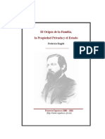 Federico Engels - El Origen de La Familia, La Propiedad Privada y El Estado