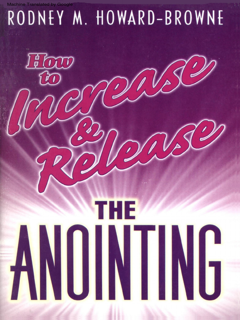 How To Increase and Release The Anointing | PDF | Oração | Jesus