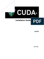CUDA Installation Guide Windows