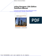 Full Download Cost Accounting Horngren 15th Edition Solutions Manual PDF Full Chapter