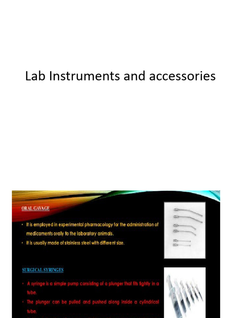 Lab Instrument PDF