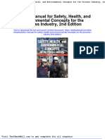 Full Download Solution Manual For Safety Health and Environmental Concepts For The Process Industry 2nd Edition PDF Full Chapter