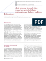 02.043 Sobrecarga Oral de Glucosa, Hemoglobina Glucosilada, Anticuerpos Anticélula Beta Pancreática y Antiinsulina en Diabetes Mellitus. Indicaciones