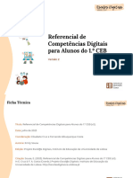 Referencial de Competencias Digitais para Alunos Do 1.o CEB