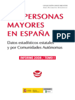 Las Personas Mayores en España. Informe 2008. Informe 2008