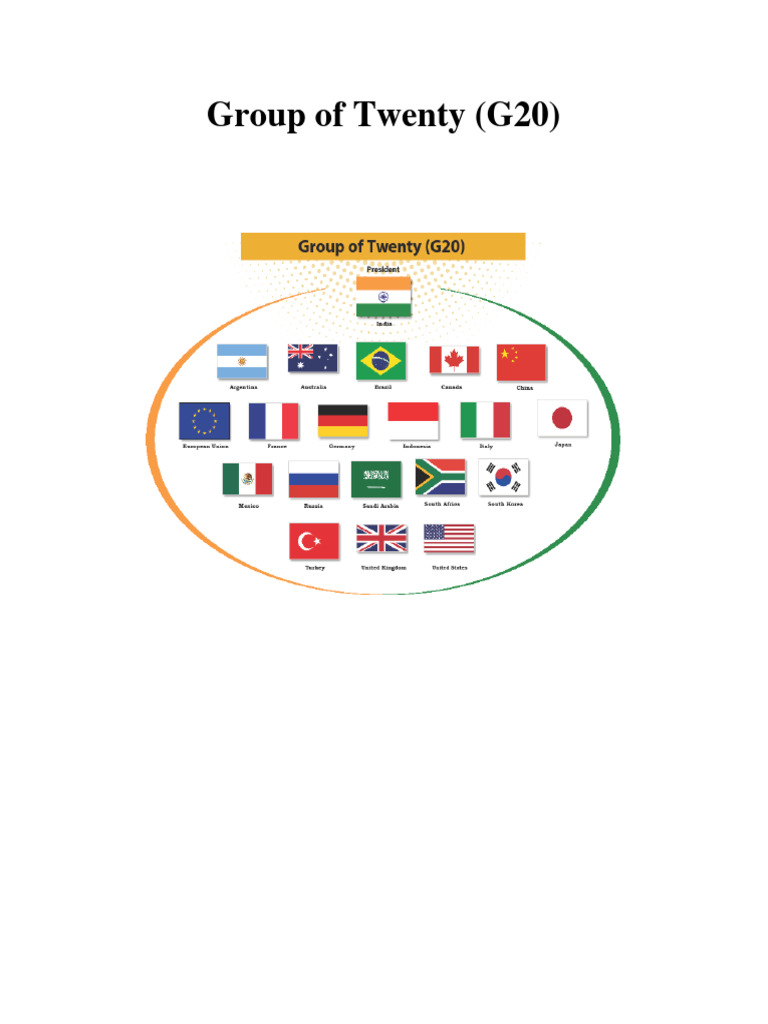 G20 Summit PDF Economies