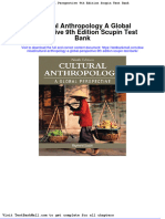 Full Download Cultural Anthropology A Global Perspective 9th Edition Scupin Test Bank PDF Full Chapter