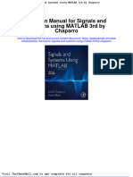 Full Download Solution Manual For Signals and Systems Using Matlab 3rd by Chaparro PDF Full Chapter