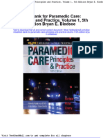 Full Download Test Bank For Paramedic Care Principles and Practice Volume 1 5th Edition Bryan e Bledsoe PDF Full Chapter