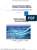 Full Download Data Analysis and Decision Making Albright 4th Edition Solutions Manual PDF Full Chapter