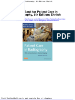 Full Download Test Bank For Patient Care in Radiography 8th Edition Ehrlich PDF Full Chapter